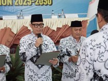 Teddy Meilwansyah Terpilih Aklamasi Jadi Ketua PGRI OKU
