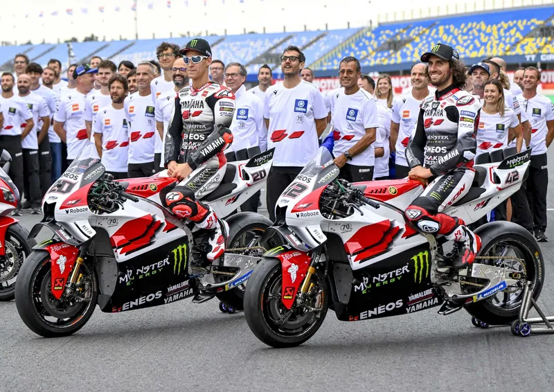 Yamaha pakai livery spesial di MotoGP Belanda 2025, terinspirasi YZF-R7 1999