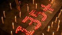 Mereka menuntut penuntasan kasus hukum yang hingga kini dinilai belum mampu memberikan rasa keadilan bagi lebih dari 135 korban jiwa yang meninggal dalam tragedi di Stadion Kanjuruhan, Malang, pada 1 Oktober 2022 silam. ANTARA FOTO/Fauzan