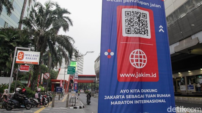 Ada JAKIM 2025, Jalan Rasuna Said-Sudirman Ditutup Besok BTN Jakarta International Marathon (JAKIM) 2025 digelar besok, Minggu (29/6). Sejumlah ruas jalan di Jakarta bakal ditutup hingga besok siang.