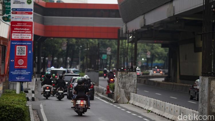 Ada Marathon Besok, Jalan Rasuna Said-Sudirman Ditutup