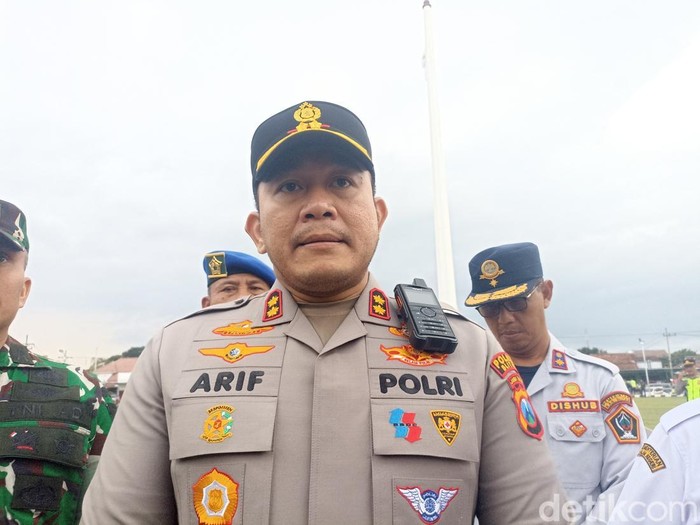 Apel Gelar Pasukan Polres Blitar Jelang Pengesahan Pesilat di Blitar