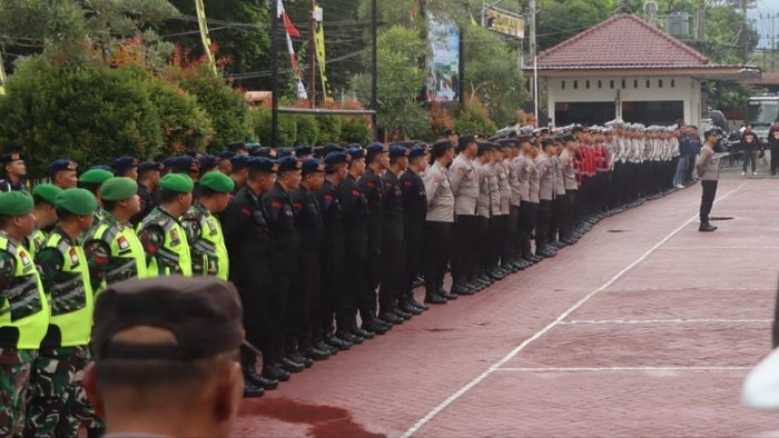 Apel pasukan Polres Trenggalek