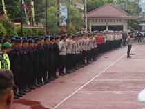 Ribuan Tim Gabungan Amankan Pengesahan Warga PSHT di Trenggalek
