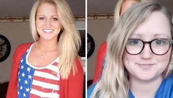 Foto kiri adalah sebelumnya, dan kanan setelah sekian lama waktu berjalan. Foto: mack_bell11 via Bored Panda