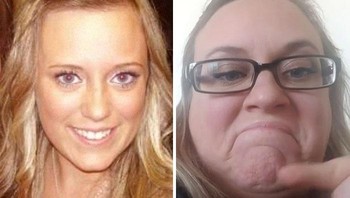 Sama saja. Keduanya masih gadis yang sama. Foto: melissasuggitt via Bored Panda  