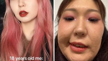 Sayangnya aku tidak merasa cantik lagi kayak umur 18 tahun, kata gadis itu. Foto: nrkadess via Bored Panda  