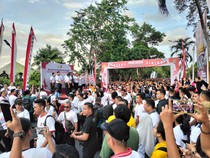 Kapolda Bali Lepas Ribuan Peserta Jalan Sehat Polri Bersama TNI & Masyarakat