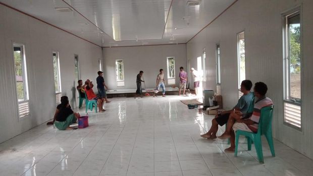 Kapela dengan konsep bangunan portabel di Paroki St. Mikhael Noa, Kecamatan Pacar, Manggarai Barat, NTT (Dok.Brigadir Jenderal TNI (Purn) Simon Petrus Kamlasi)