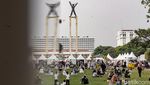 Libur Panjang, Lapangan Banteng Dipadati Pengunjung