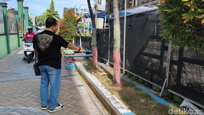 Lokasi bocah SD tewas tersetrum saat main dekat sekolah di Sidoarjo