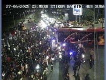 Ribuan Personel Gabungan Jaga Ketat Pengesahan Pesilat di Surabaya