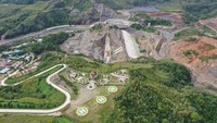 Bendungan yang berlokasi di Kabupaten Buru ini dibangun sejak Desember 2017. Nilai proyek Rp 2,15 triliun. Dok. Kementerian Pekerjaan Umum
