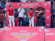 Andre Rosiade Cup Dimulai, Ini Pesan Pratama Arhan buat Bibit-bibit Muda
