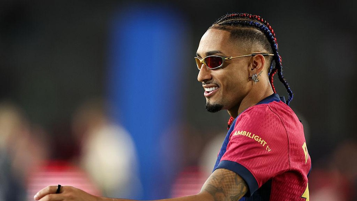 Raphinha senang jika Nico Williams jadi gabung Barcelona (Getty Images/Flor Tan Jun)