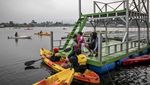 Hits! Wisata Kayak di Waduk Saguling Jadi Primadona Baru Bandung Barat
