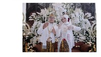 Fajar Gusti Pangestu dan Zahra MCI memamerkan cincin di jari manis. (Foto: dok Instagram zahra.mci12)