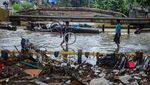 Banjir Rendam Kolong Jalan Layang Cibodas, Akses Warga Terganggu