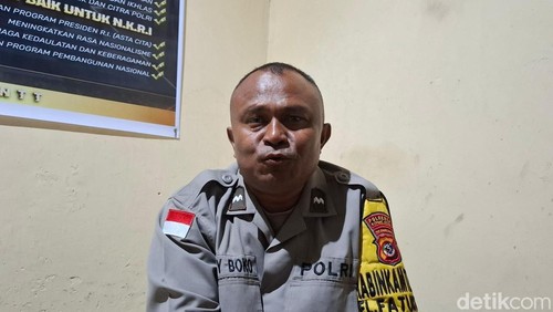 Bhabinkamtibmas Kelurahan Fatukoa, Kecamatan Maulafa, Kota Kupang, Aipda Endy Soleman Boko, saat ditemui di Pospol Oepura, Minggu (29/6/2025). (Yufengki Bria/detikBali).