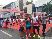 3.500 Pelari Meriahkan Bhayangkara Run 2025 Polres Pelabuhan Makassar