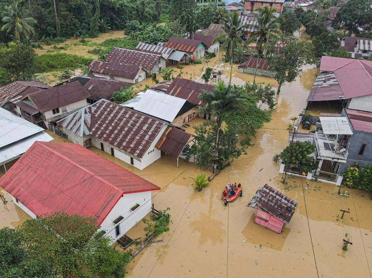 Foto Udara Banjir Rendam Kendari