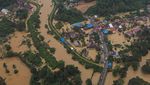 Foto Udara Banjir Rendam Kendari