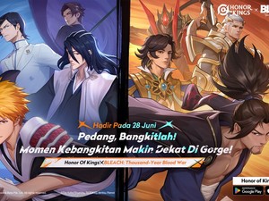 Honor of Kings Gandeng Anime Populer Bleach, Hadirkan 4 Skin Keren