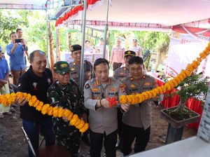 Sambut HUT Bhayangkara ke-79, Polda Bali Laksanakan Bakti Sosial Bedah Rumah