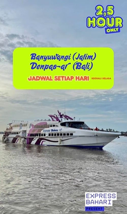Kapal Cepat Banyuwangi-Denpasar.