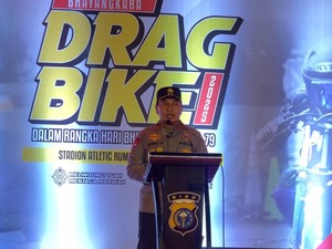 Kapolda Resmikan Drag Bike 2025 Menuju Riau Zero Balap Liar