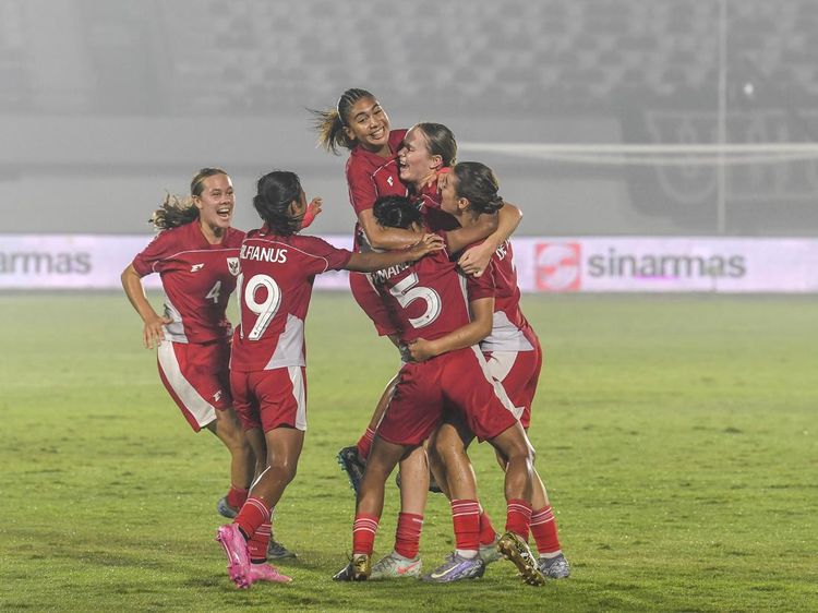 Aksi Timnas Putri Indonesia Kalahkan Kirgistan