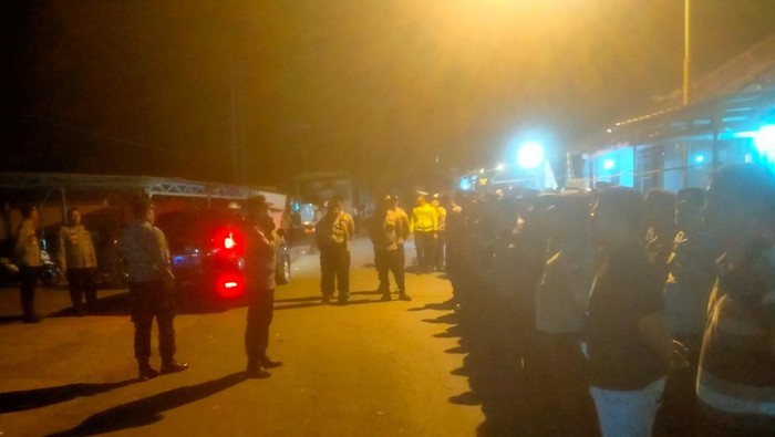 Pengamanan pengesahan pesilat di Pasuruan