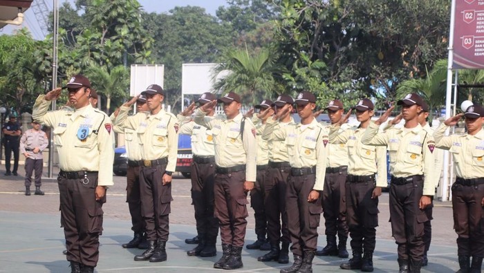 Polres Pelabuhan Tanjung Priok Gelar Lomba PBB di Peringatan HUT Bhayangkara (dok Istimewa)