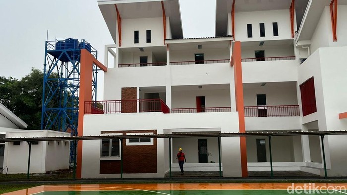 Sekolah Rakyat di Kompleks Kemensos Sentra Handayani, Jakarta Timur.