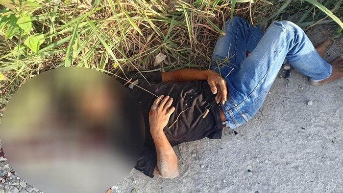Seorang pria mengalami luka parah setelah menabrak fondasi rumah di Jalan Oelbekusi, Kelurahan Belo, Kecamatan Maulafa, Kota Kupang, NTT, Minggu (29/6/2025). (Dok. Polsek Maulafa)