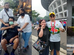 Pantang Menyerah Lawan Stroke, Sempat Lumpuh Kini Bisa Finish Half Marathon
