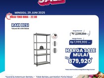 Banjir Diskon! Beli Rak di Transmart Full Day Sale Murah Meriah