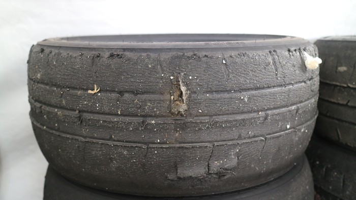 Ban Bridgestone usai dipakai balapan