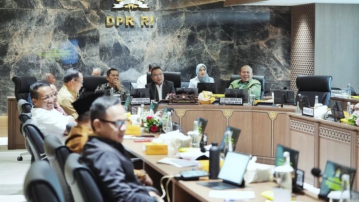 Pimpinan DPR menggelar rapat konsultasi dengan unsur pemerintah menyikapi putusan Mahkamah Konstitusi (MK) tentang pileg nasional dan daerah dipisah. Rapat konsultasi mengundang sejumlah menteri ini dipimpin oleh Wakil Ketua DPR Sufmi Dasco Ahmad, Senin (30/6/2025).