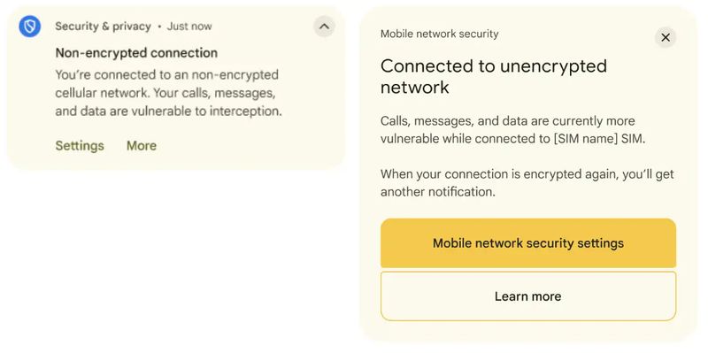 Fitur Network Notification di Android 16