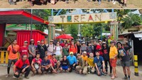 Before (foto atas) dan after (foto bawah) Ira Wibowo bersama tim yang bernama Sepatu Bata atau Sekumpulan Pendaki Tua Bandel dan Tangguh mendaki Gunung Rinjani. Total, Ira Wibowo membutuhkan waktu lima hari untuk mendaki dan menuruni Gunung Rinjani. Foto: dok. Instagram Ira Wibowo