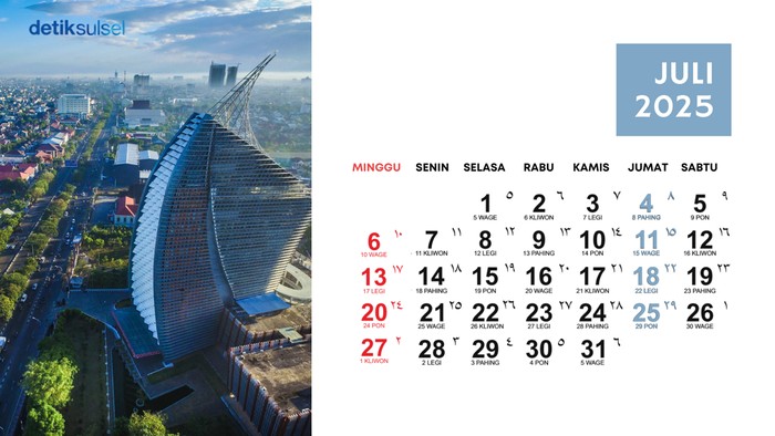 Kalender Hijriah Juli 2025