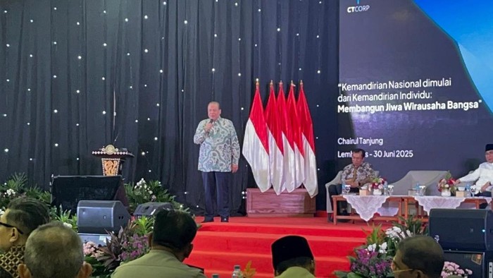 Ketua Dewan Usaha Kadin sekaligus Chairman of CT Corp, Chairul Tanjung (CT) (Anggi/detikcom)