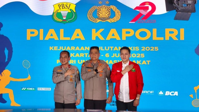 Konferensi pers Kapolri Cup  2025 (Kurniawan/detikcom)