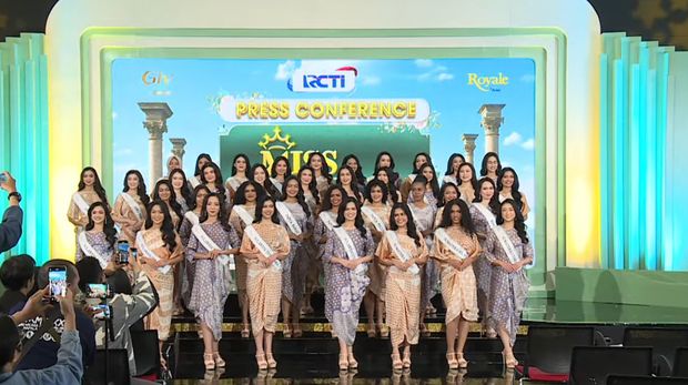 Konferensi pers Miss Indonesia 2025.
