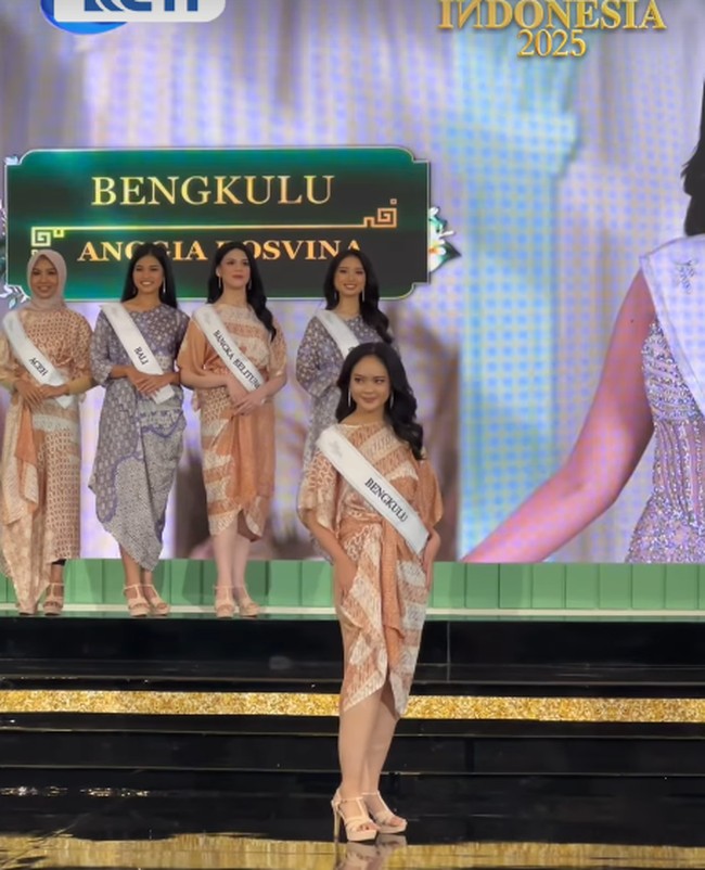 Saya berharap semuanya berjalan dengan lancar dan banyak kejutan yang bisa ditunggu tanggal 9 Juli jam 16.30 WIB, supaya di Indonesia Timur bisa menyaksikan secara langsung, jelas Kanti. Foto: Dok. Instagram @missindonesia.