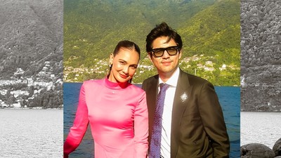8 Gaya Luna Maya-Maxime Bouttier Perdana Kondangan ke Italia Sebagai Pasutri