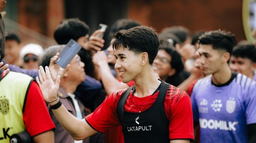 Made Tito Wiratama saat menjalani latihan bersama Bali United di bawah arahan coach Johnny Jansen di Bali United Training Center. (Dok. Bali United)