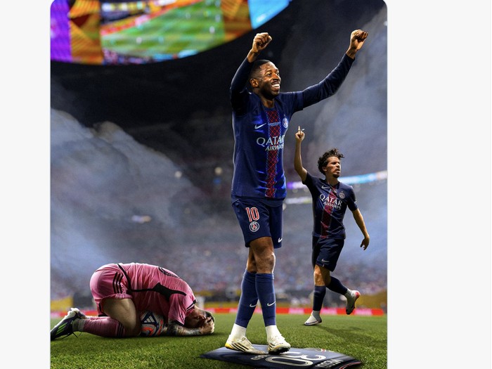 Meme Lionel Messi usai kekalahan Inter Miami kontra Paris Saint-Germain di 16 besar Piala Dunia Antarklub 2025.