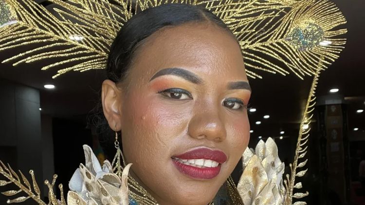 Foto Merince Kogoya Finalis Miss Indonesia yang Dicoret gegara Dukung Israel